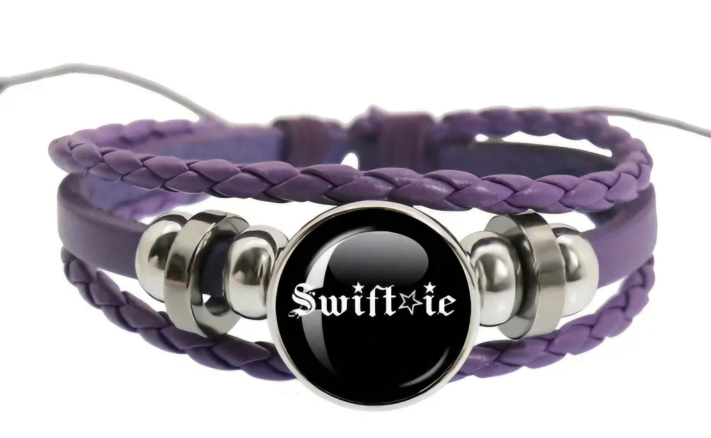 Swiftie faux leather adjustable bracelet