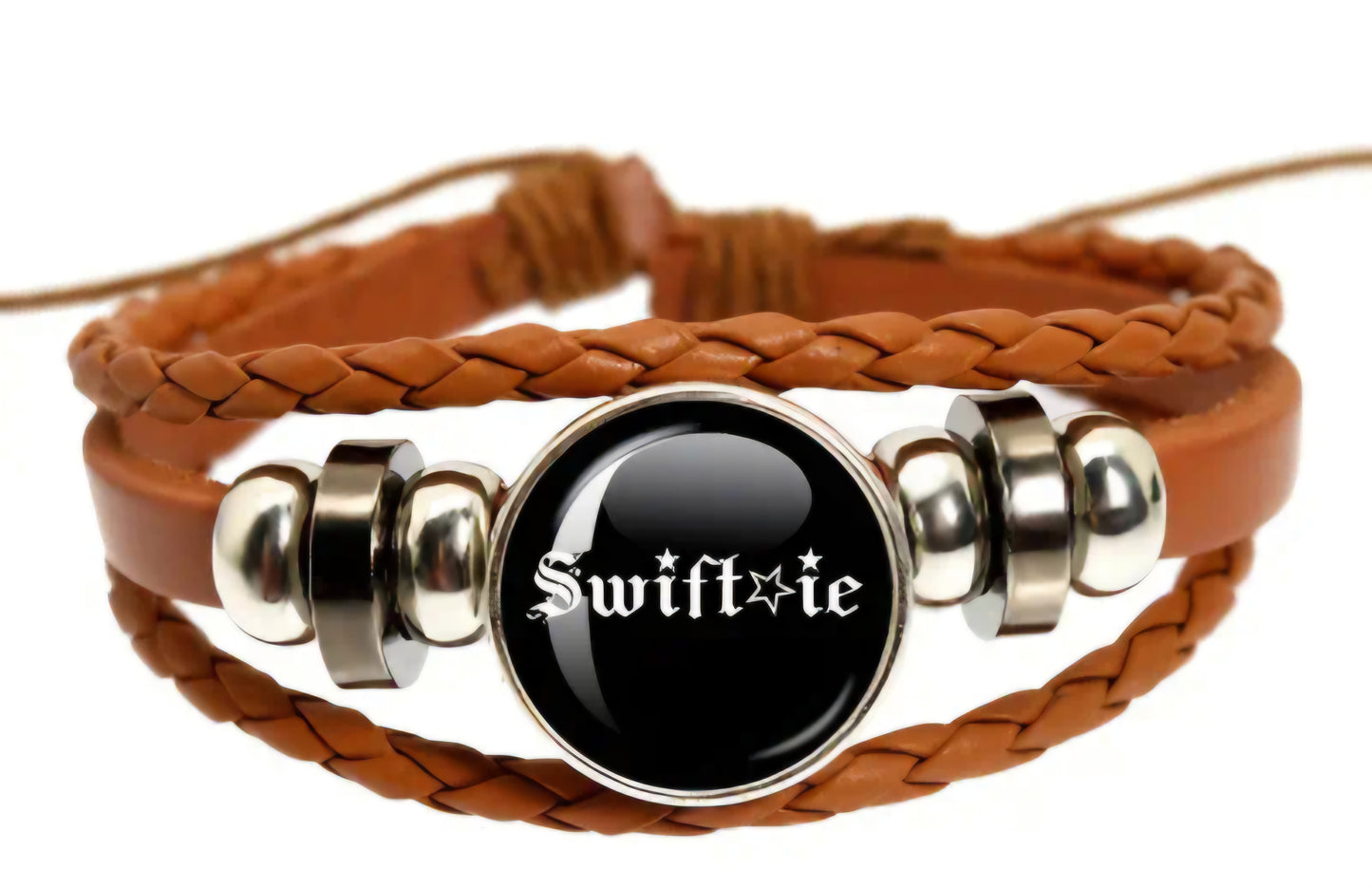 Swiftie faux leather adjustable bracelet