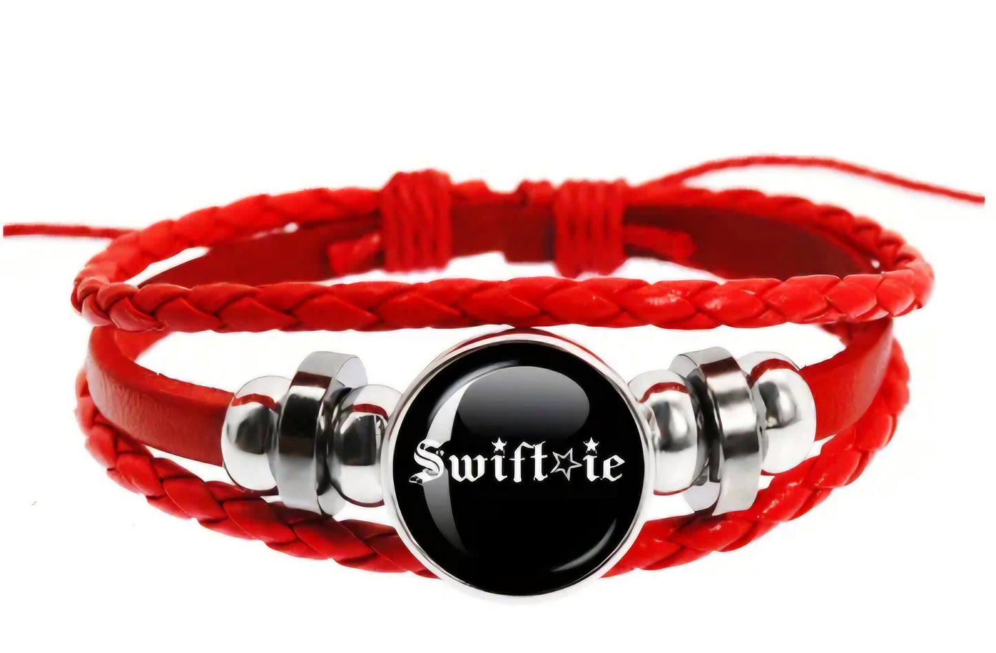 Swiftie faux leather adjustable bracelet