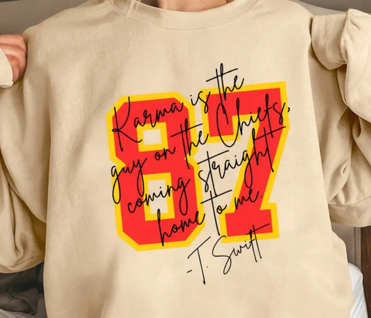 Swiftie '87 Karma Sweatshirt