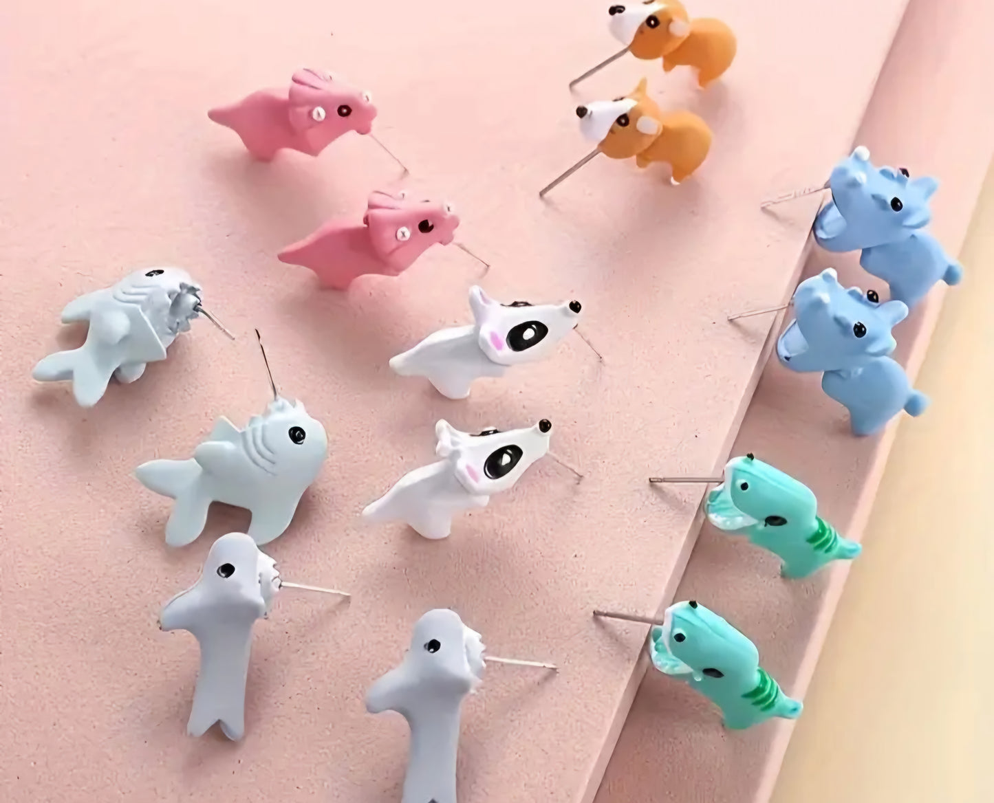 Silicone Animal Ear Bite Earrings