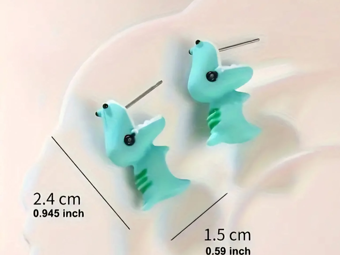 Silicone Animal Ear Bite Earrings